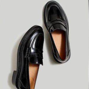Madewell the Vernon loafer true black leather